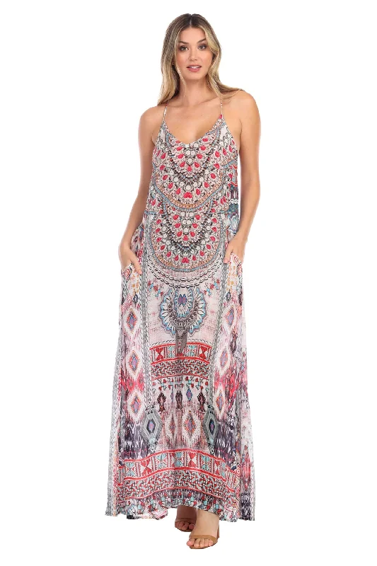 Holiday Special Offers Lizzy T-Back Maxi Dress