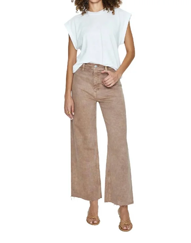 Women's Professional Outfit Penny Wide Jean In Cashew