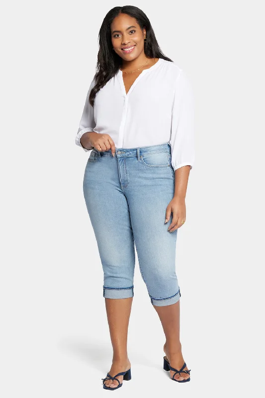 Clothing Brands Marilyn Straight Crop Jeans In Plus Size - Afterglow