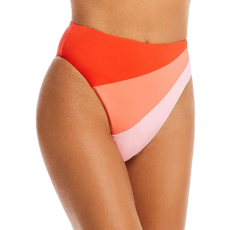 Women's Athletic Clothes Luca Womens Colorblock Nylon Swim Bottom Separates