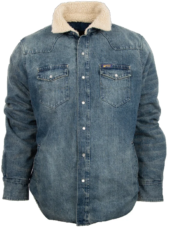 Women's Chic Outfit STS Ranchwear Womens Clifdale Stone Washed Denim 100% Cotton Cotton Jacket