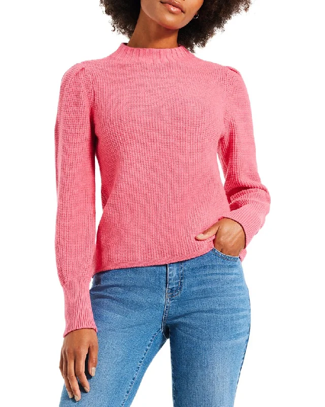 Women's Comfortable Lounge Attire NIC+ZOE Waffle Stitch Sweater