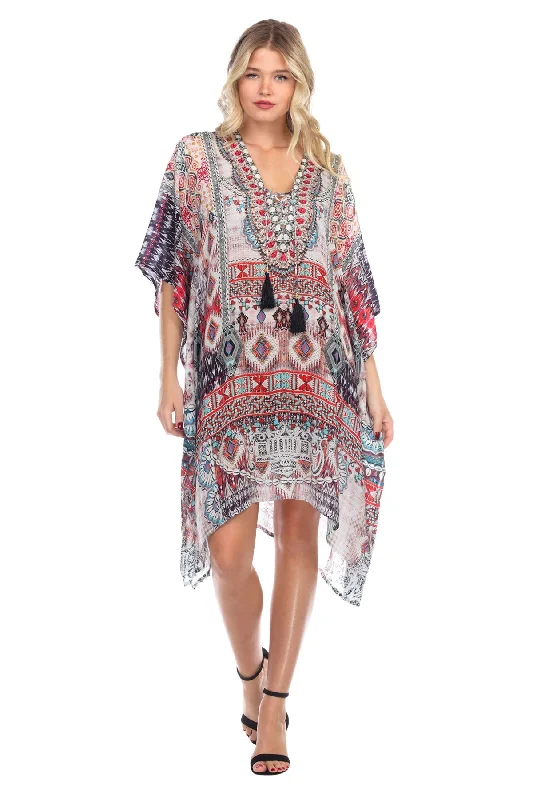 Women's Vintage-Inspired Clothing Elsa Short Kaftan