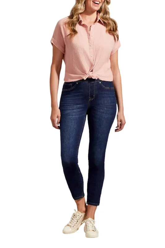 Trendy Women's Dresses Online Audrey Pull On Jeans In Deep Ocean