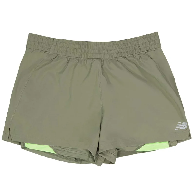 Women's Evening Apparel New Balance - Women's 2-In-1 Shorts (WS21459 CGN)