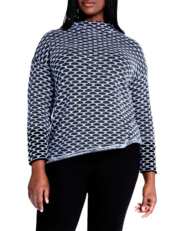 Stylish Women's Apparel NIC+ZOE Plus Pixel Play Sweater