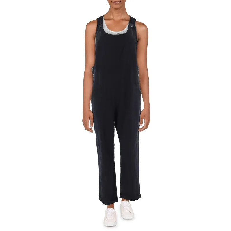 Contemporary Women's Clothing Freya Womens Cotton Cropped Overall