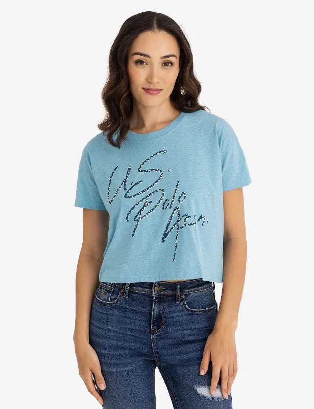 Timeless Women's Clothes MIXED STONES MEET AND GREET JERSEY T-SHIRT