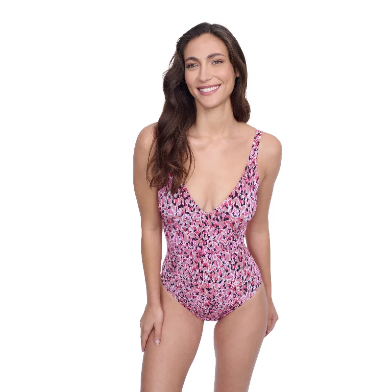 Clothing Sales Pretty Wild V-Neck One Piece Swimsuit