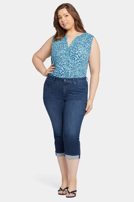 Stylish Women's Clothes for Work and Play Marilyn Straight Crop Jeans In Plus Size - Inspire