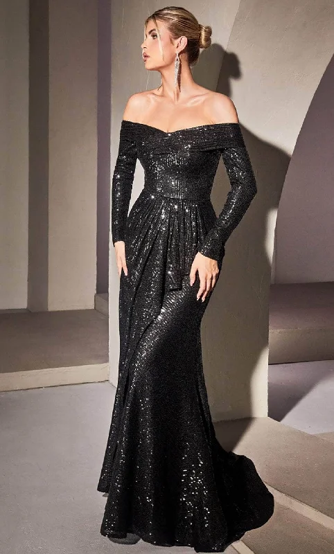 Women's Formal Event Outfit Ladivine CH135 - Off Shoulder Gown