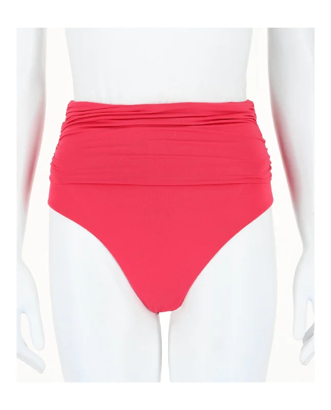 Clothing Sale Draped High-Waist Bikini Bottoms