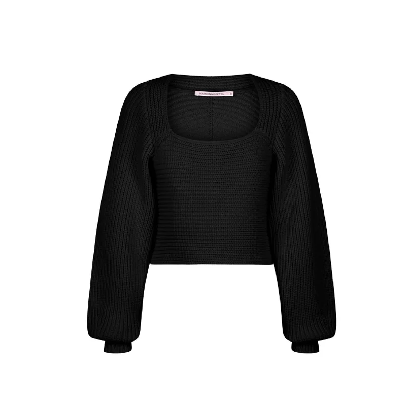 Charming Women's Outfit For Special Occasions Women's Bruna Ribbed Sweater In Black