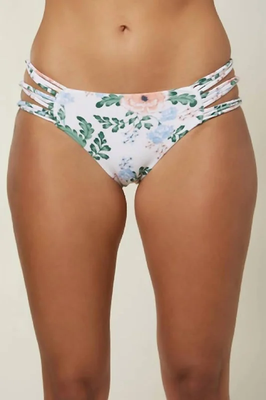 Women Clothes Boulders Arabella Floral Bottom In Vanilla