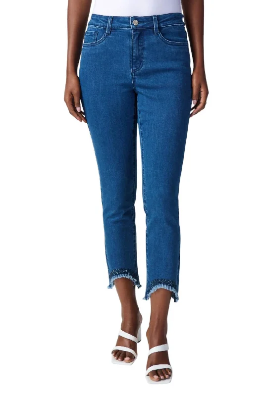 Sale Clearance Skinny Ankle-Length Jeans In Denim Medium Blue