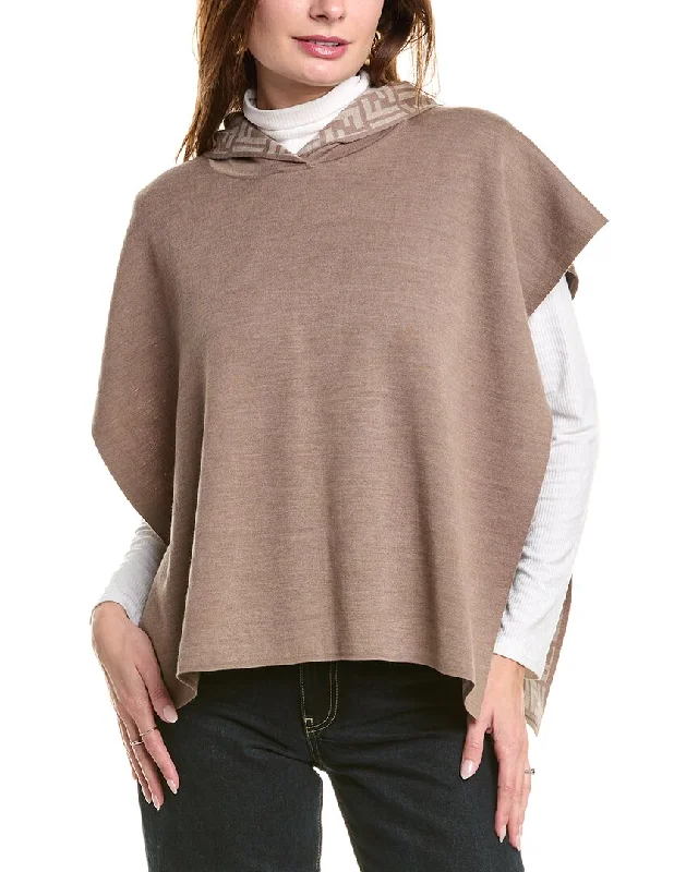 Classic Women's Apparel FENDI Wool-Blend Poncho