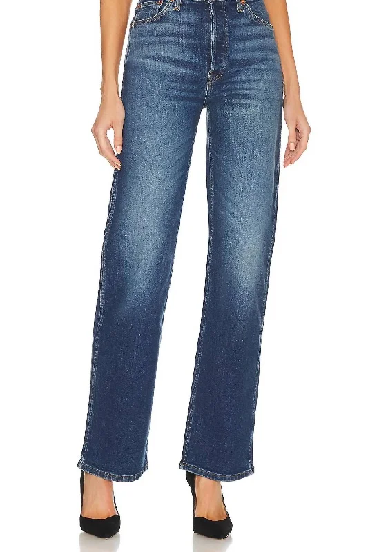 Outlet Clothing 90's High Rise Loose Jean In Jetty