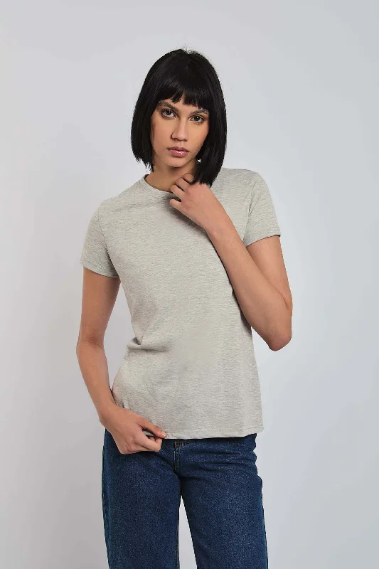 Women's Casual Apparel Women Shirt - Grey Melange