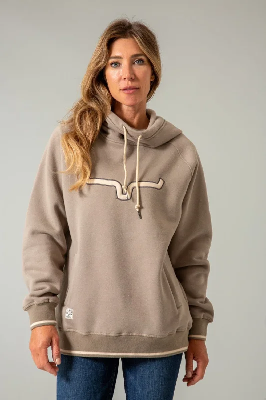 Timeless Women's Clothes Kimes Ranch Womens Two Scoops Sage Cotton Blend Hoodie