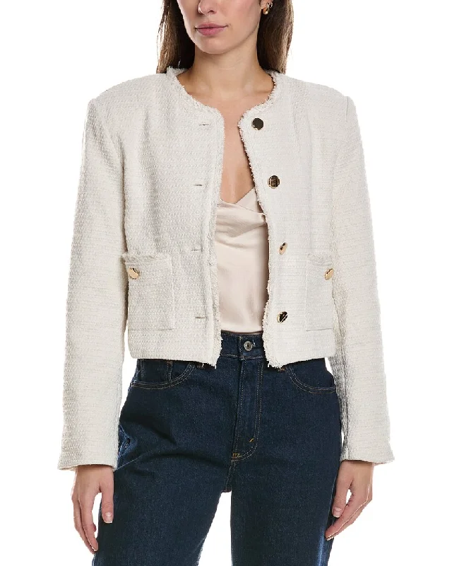 Fashionable Women's Wardrobe MEIVEN Tweed Jacket