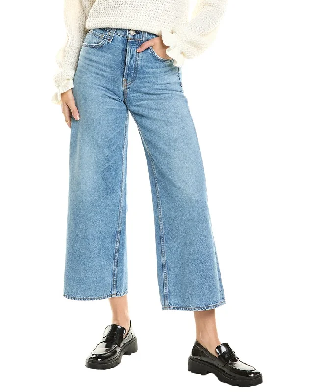 Casual Chic Women's Clothes rag & bone Maya Hermosa High-Rise Ankle Wide Leg Jean