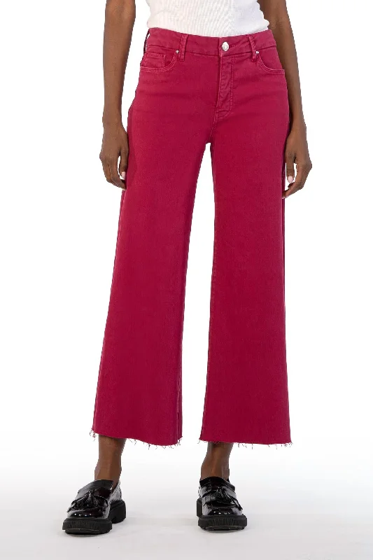 Women's Clothing for Every Season and Trend Meg High Rise Wide Leg Jean In Dragon Fruit