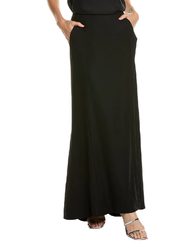 Women's Relaxed Outfit Alberta Ferretti Wool-Blend Maxi Skirt