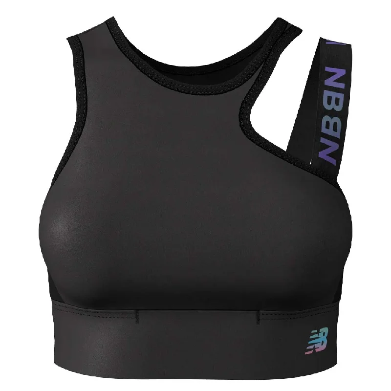 Women's Casual Attire New Balance - Women's Q Speed Shape Shield Crop Bra (WB23288 BK)