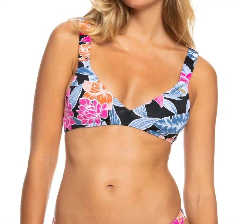 Weekend Sale Tropical Oasis Triangle Top In Multi