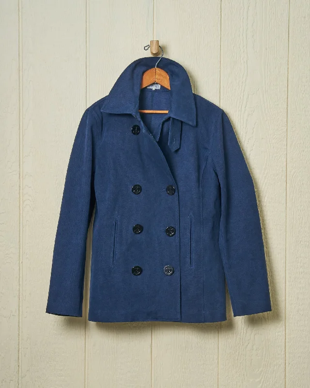 Comfortable Women's Outfits Women's Cropped Peacoat in Navy