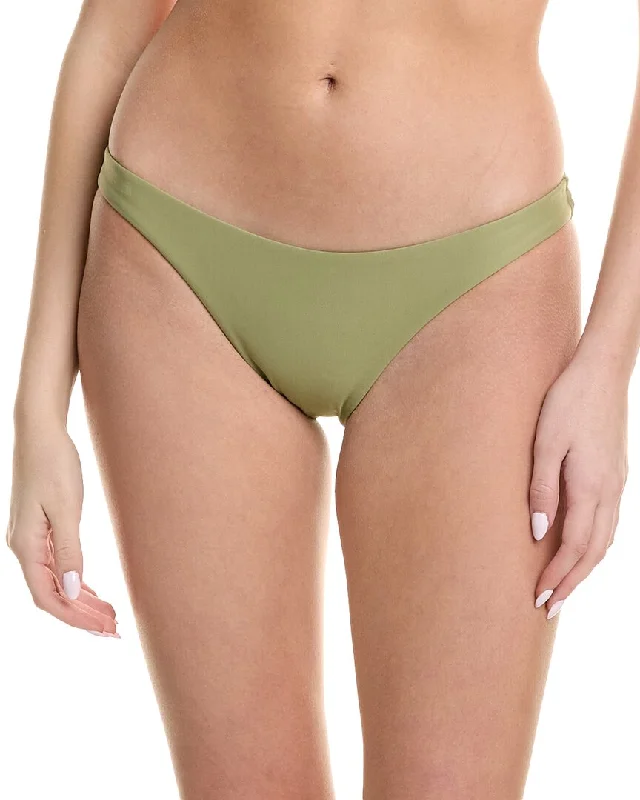 Vintage-Inspired Women's Apparel ViX Solid Basic Full Bikini Bottom