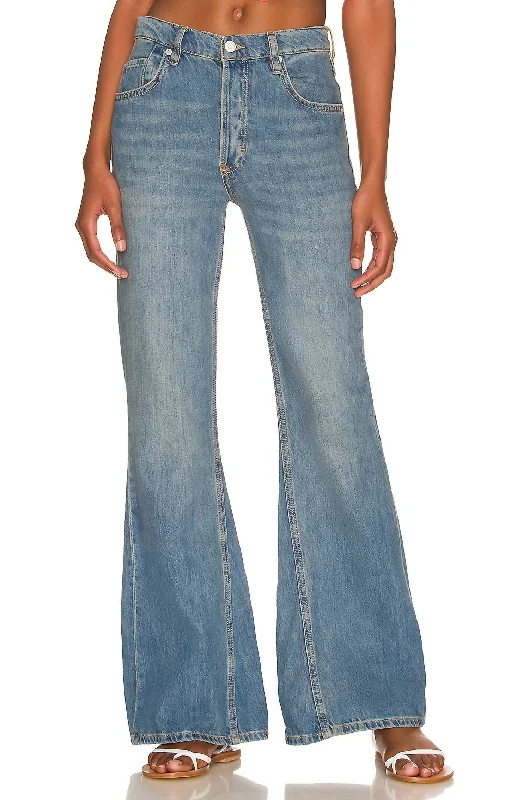 Trendy Boutique Online New Dawn Flare Jean In Belgrade Blue