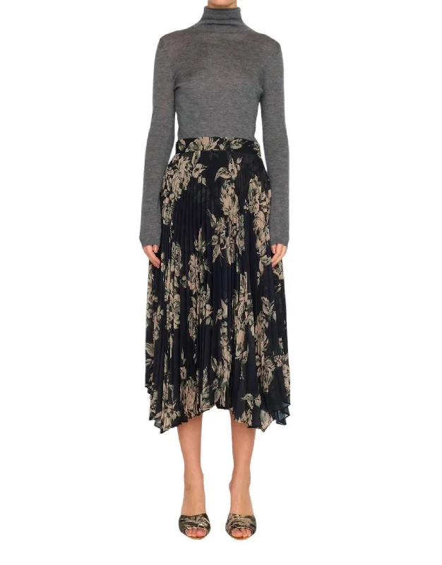 Women's Seasonal Fashion Trends Gwen Skirt In Black Rose