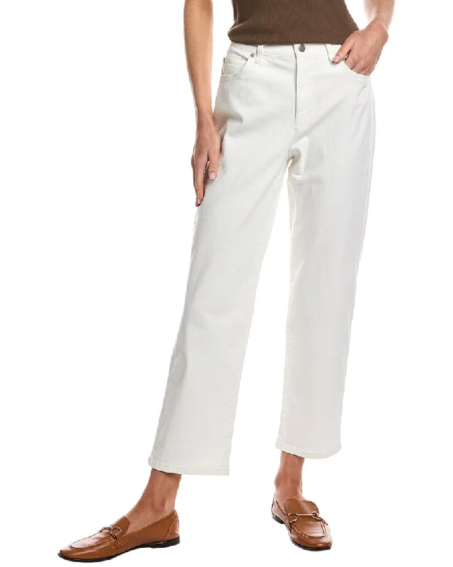 Women's Professional Attire EILEEN FISHER Hi Waist Straight Ankle Jean