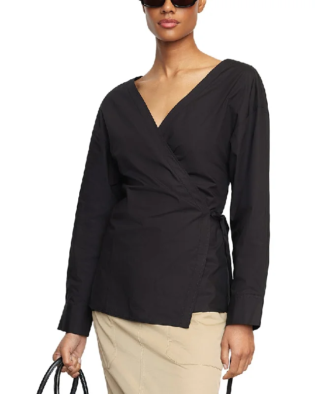 Women's Trendy Apparel Modern Citizen Noomi V-Neck Wrap Top