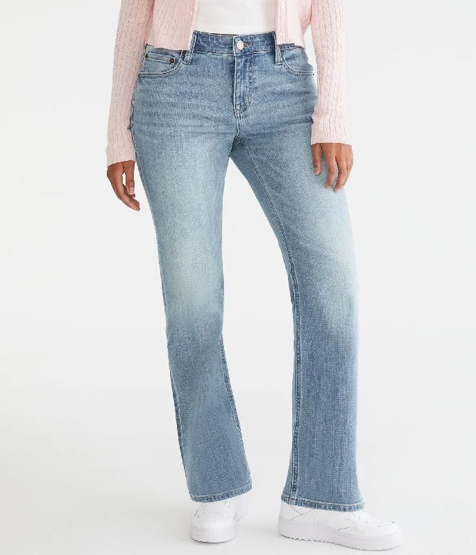 Women's Clothing for All Occasions Aeropostale Curvy Mid-Rise Bootcut Jean