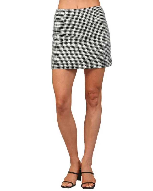 Chic Women's Clothing Online FATE Wool-Blend Mini Skirt