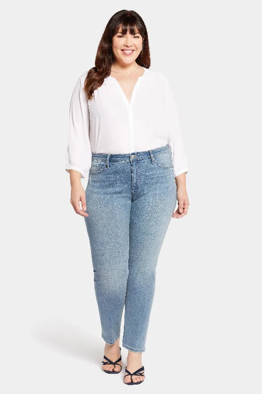 Sales Clothes Le Silhouette Sheri Slim Jeans In Plus Size - Angel