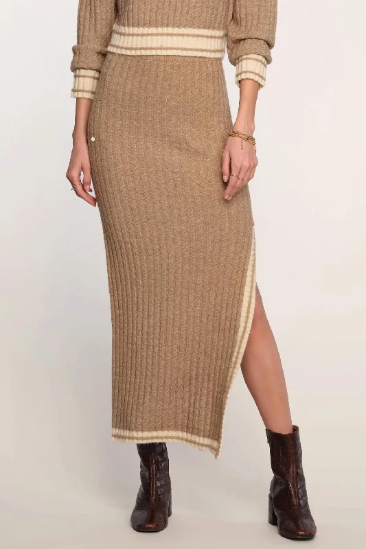 Stylish Dresses for Women Mirella Skirt In Camel