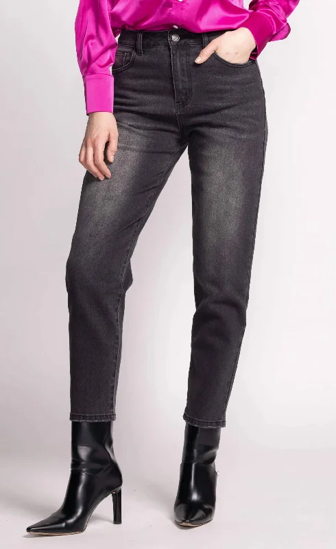 Modern Women's Attire Sutton Denim In Black