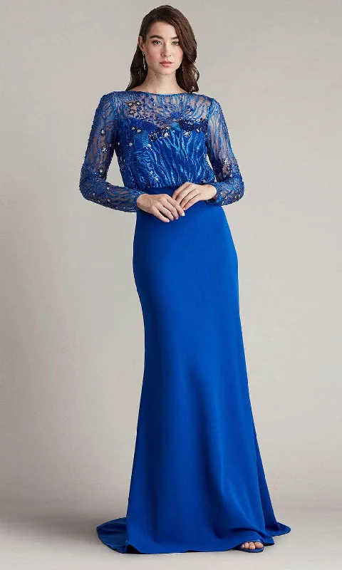 Clothes Sales Tadashi Shoji CDU24409L - Blouson Embellished Evening Gown