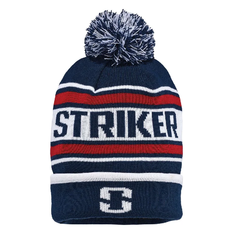 Women's Stylish Outdoor Outfit Retro Pom Hat - Navy