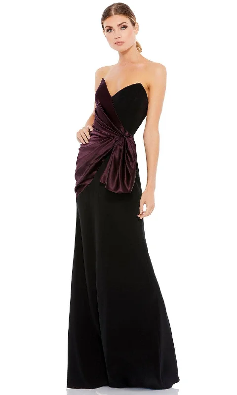 Women's Athletic Apparel Ieena Duggal 2648 - Two Tone Prom Gown