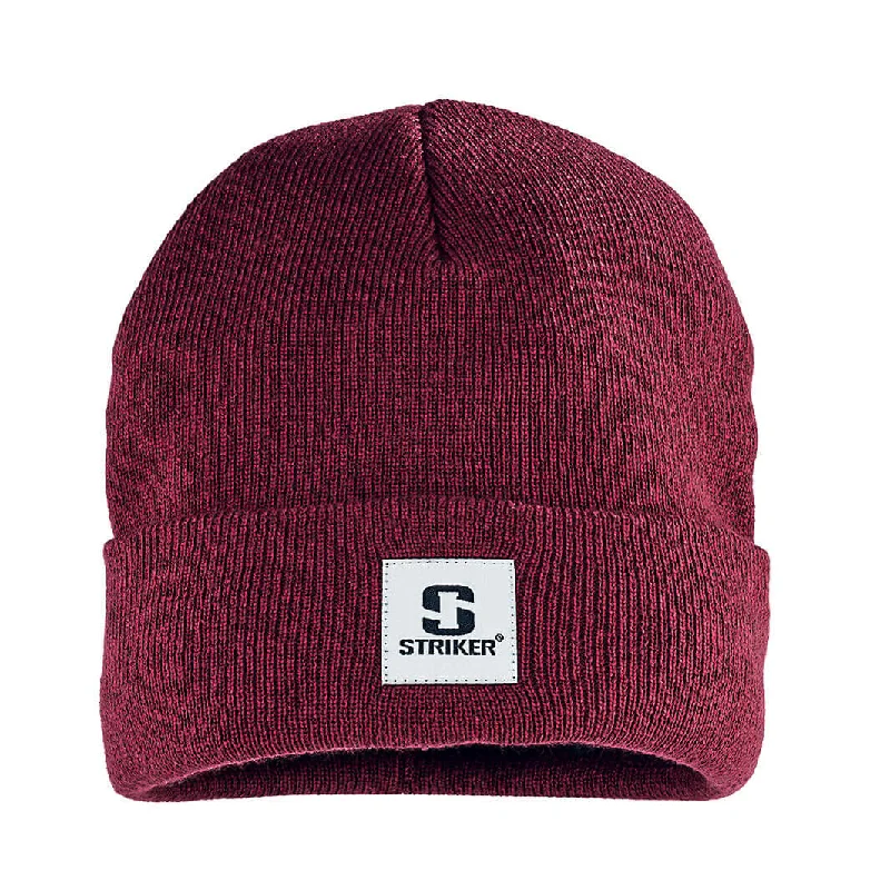 Affordable Women's Outfit Keystone Cuffed Hat - Burgundy