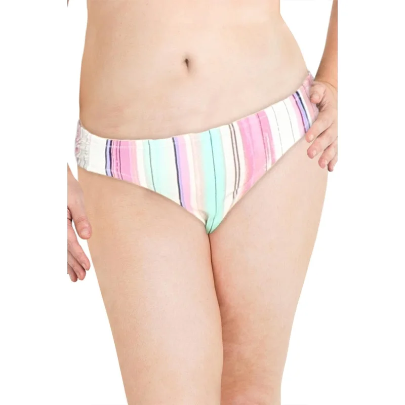 Affordable Trendy Clothes For Women Womens Striped Hipster Swim Bottom Separates