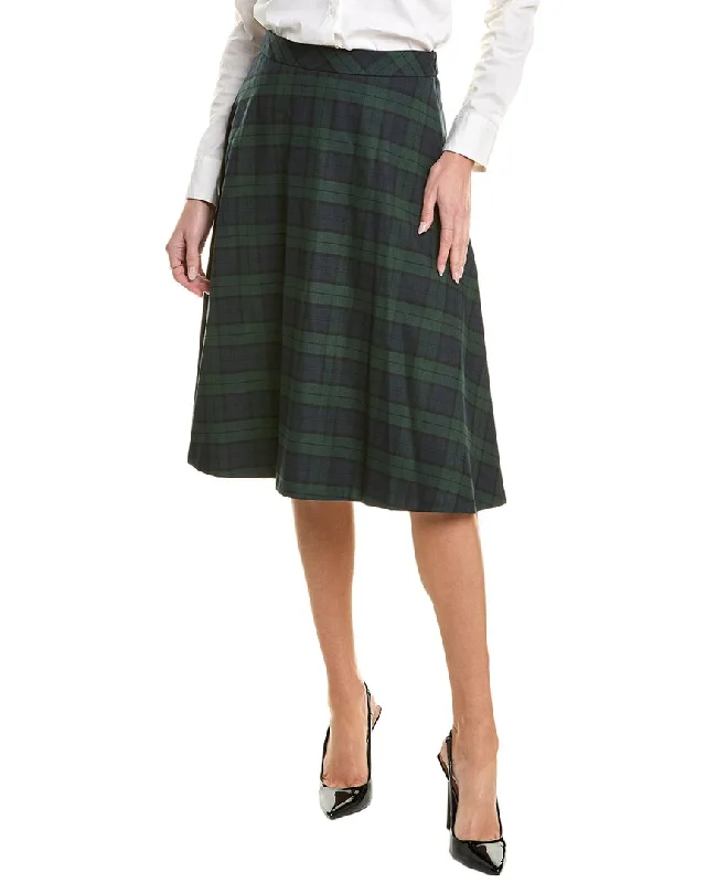 Women's Plus-Size Garments Brooks Brothers Circle Skirt