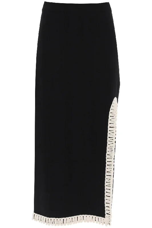 Clearance Sale Online By Malene Birger Women's Gabie Maxi Skirt With Crochet Trims