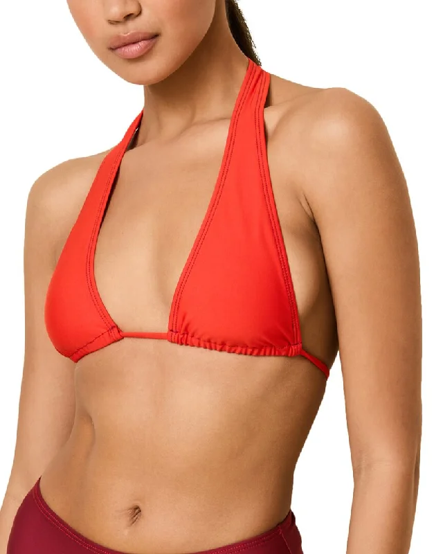 Women's High Street Fashion Solid & Striped The Yasmeen Bikini Top