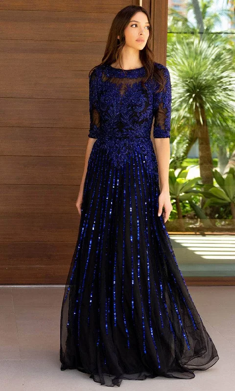 Women's Layered Outfit Primavera Couture 13120 - Jewel A-Line Prom Gown