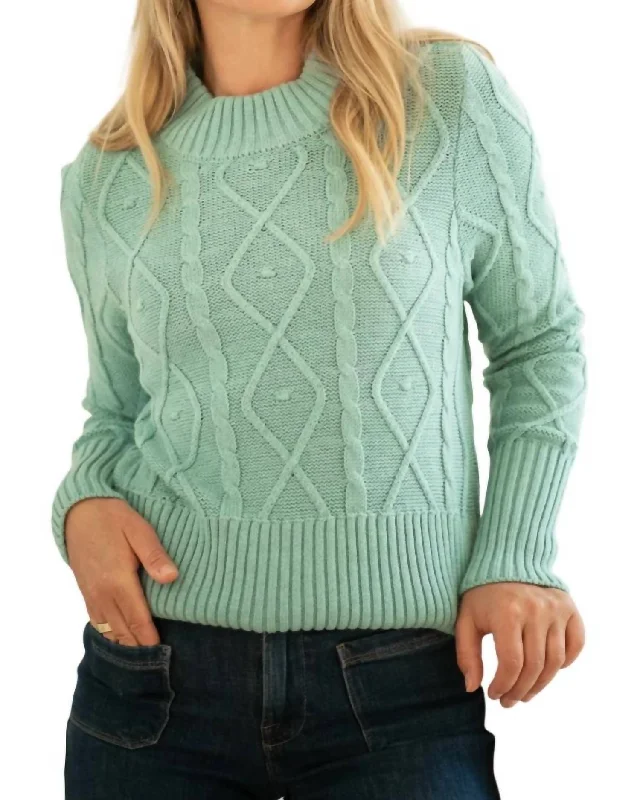 Women's Casual Wear Outfit Dublin Sweater In Teal